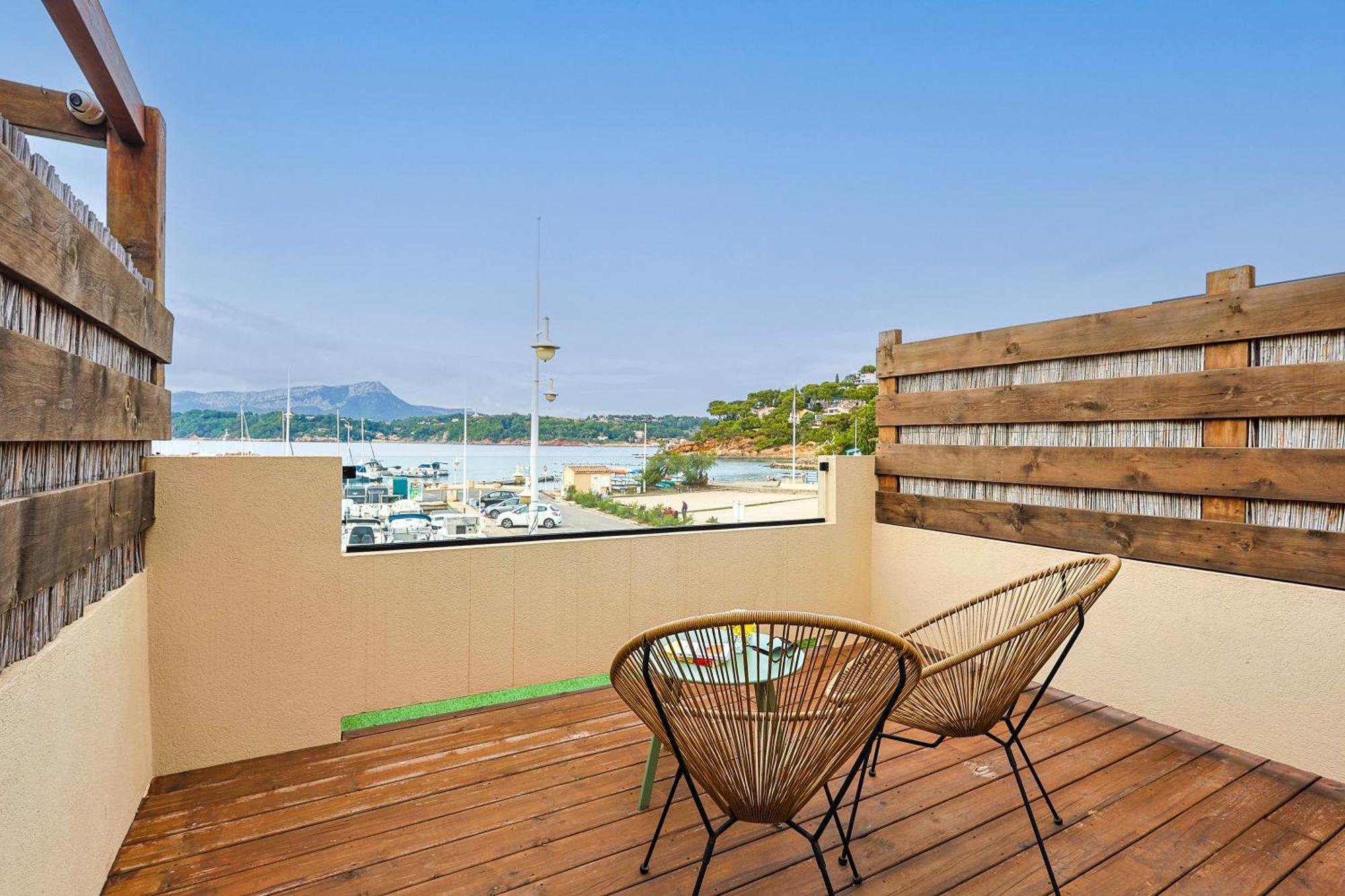 Chambre D'Hote Luxe Vue Mer Boheme Le Pradet Exterior foto