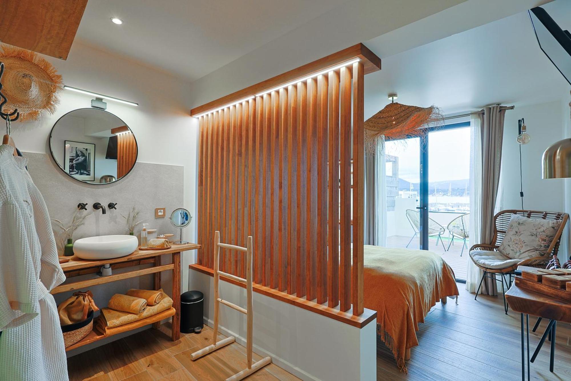 Chambre D'Hote Luxe Vue Mer Boheme Le Pradet Exterior foto